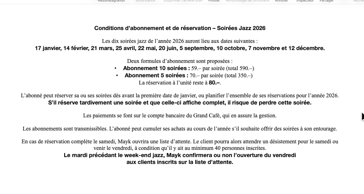 Conditions (horizontal)